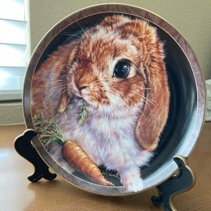 “Carrot Top,” Bunny Tales Collection Plates - The Bradford Exchange